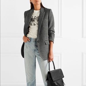 Isabel Marant Etoile ice houndstooth blazer jacket